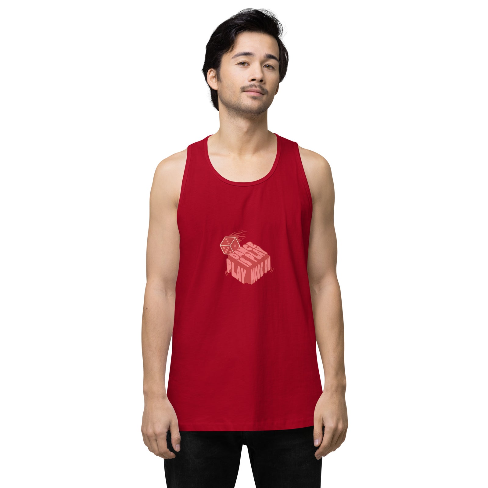 Men’s Premium Tank Top - Dance Is Play, Play Mode On