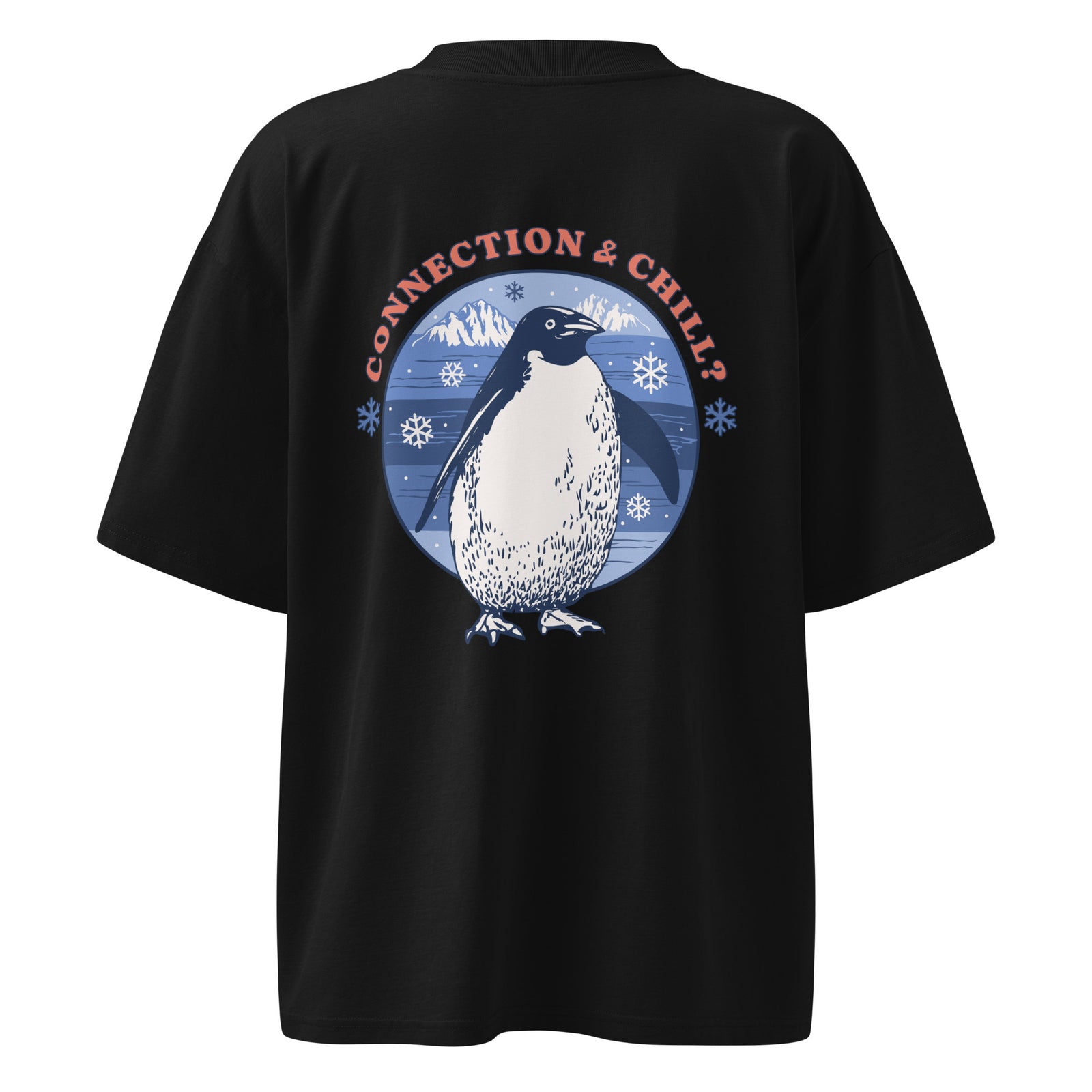 Unisex Organic Oversized T-Shirt - Connection & Chill?