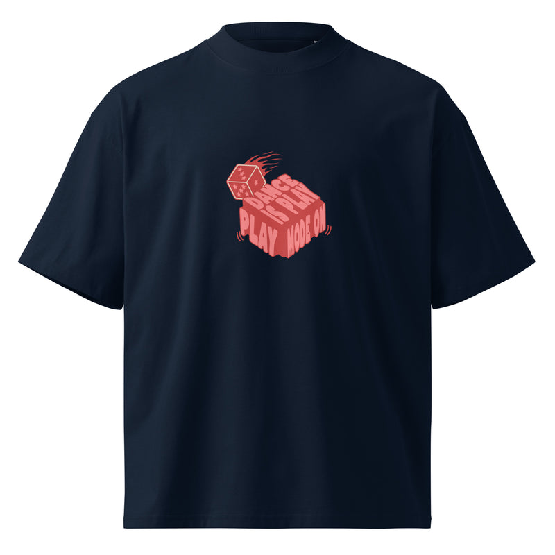 Unisex Organic Oversized T-Shirt - Dance Is Play, Play Mode On