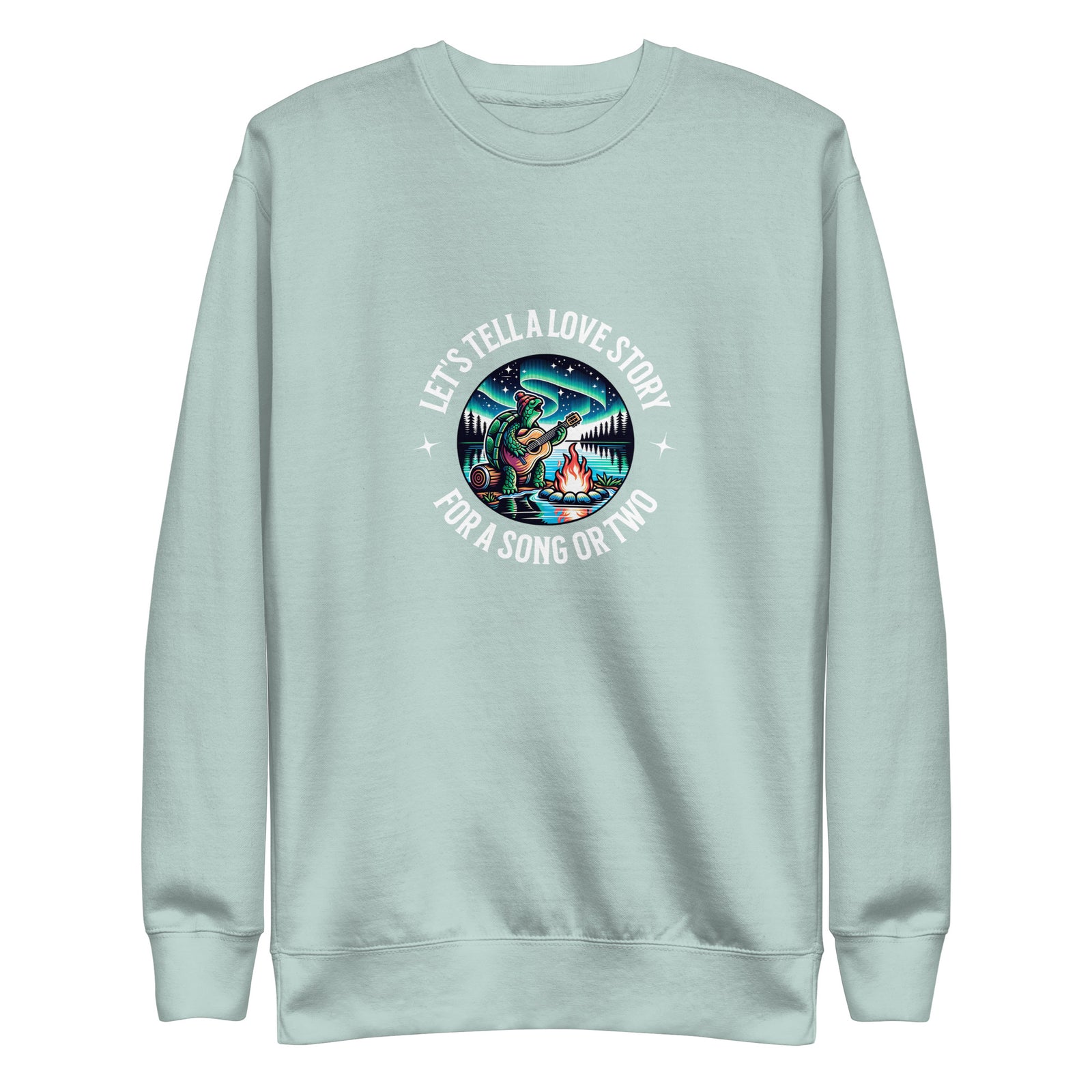 Unisex Premium Sweatshirt - Let's Tell A Love Story For A Song Or Two