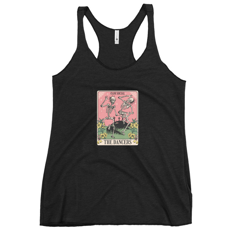 Women's Racerback Tank - 6AM Social, The Dancers